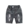 Çocuk Delik Kırık Jean Pantolon 2020 Çocuklar Bebek Klasik Pantolon Çocuk Denim Giyim Eğilim Uzun Dipleri Erkek Bebek Rahat Pantolon G1220