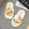 Autumn Women's Slippers Shoes Home Winter Cute Casual Fur Plush Rabbit Cotton Female Slipper Comfort Woman Indoor Ladies Soft X1020