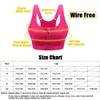 Women Sports Yoga BH Bra Front Zipper Tank Top SEXY Fitness Push up Gym Running Shockproof Workout Fast Dry Vest S-2XL T200601