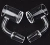 25mm XL 4mm Bottom Quartz Banger 10mm 14mm 18mm 45 & 90 Flat Top Quartz Bangers For Glass Bongs Dab Rigs