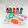 Nova caixa de embalagem de cílios Capsule Capsule Case 3D Lashes Natural Long Mink Cílios Falsos Caixas de Lash
