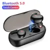 Y30 TWS Bluetooth 5.0-oortelefoon Draadloze in-ear ruisonderdrukking Stereo-oordopjes voor telefoongamegesprek Sporthoofdtelefoon met oplaaddoos