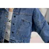 Denim Jacket Femme Loose Jeans Veste Femmes Denim Veste Oversize Crop Casual Dames D'été Solide Femme Femmes Vestes et Manteaux LJ200813