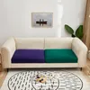 Coprisedile per cuscino per divano tinta unita elasticizzato Coprisedile per cuscino in spandex solido per divano a forma di L Divano Chaise Lounge Seat6621777