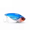 3D Gözler Metal Vib Balıkçılık Yemler Batan Titreşim Yemler Yapay Vibe Bas Pike Perch Balıkçılık Lures 12 Renkler