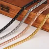 Bangrui Brand Necklace Long/Choker Wholesale 6MM Vintage Punk Black Gun/Gold Color Chain For Women/Men Jewelry