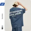 INFLATION Männer Streetwear Übergroßer Anzug Herren Trainingsanzug Kurzarm Herren Sommer T-shirt Elastische Taille Männer Casual Kurze LJ201125