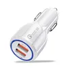 Adaptateur Durable de charge de voiture, meilleur chargeur de voiture à double Port USB 3.1A pour iPhone, Samsung, Huawei, chargeur de voiture universel pour téléphone portable