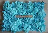 Hot Tiffany Blue -10pcs / Lot Artificiell Silk Rose och Hydrangea Flower Wall Wedding Background Decoration Tongfeng