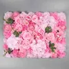 Cadeaux pour femmes Simulation Fleur Mur Fond Décoration Murale Rose Fausse Fleur Plante Mariage Décoration Murale Extérieure Décor Festif Accessoires