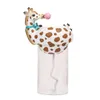 Resina Animal Cabeça Vaso com Tanque de Peixe Bolha Natural Cacto Plantas Suculentas Potenciômetros Decoração Zebra Girafa Creative Craft 211222