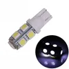 2 pièces T10 W5W 194 ampoule LED 5050 9 SMD voiture en céramique cale feux de dégagement intérieur dôme lumière camion lampe voiture style blanc 6000K