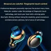 Oringinal F9 Bluetooth 5.0 Kopfhörer TWS Fingerprint Touch Freisprech-Headset HiFI Stereo In-Ear-Ohrhörer Drahtlose Kopfhörer 9D Noise