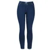 Jeans skinny Donna Vita bassa Jeans da donna Tasca finta Boyfriend Jeans neri per donna Pantaloni skinny a matita in denim