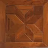 Burma Teak pavimento in legno ingegnerizzato pavimenti in legno parquet piastrelle medaglione intarsio muro carta da parati arte casa decorazione d'interni tappeti tappeti fondali