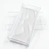 Caixas de cílios a quente vendas de 25 mm de 25 mm de cílios de atacado plástico transparente cílios falsos caixa de embalagem caixa 3d cílios caixas cosméticos caixas de armazenamento contêineres
