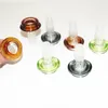 Hookahs mobius glass bowl slide flower with filter screen 14mm joint bowls for glass water pipes and bongs smoking