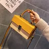 Kubusvormige kleine doos effen kleur tas damespersoonlijkheid een schouder kleine vierkante tas hoogwaardige handtas messenger bags