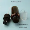 50 stks / partij Lege 50ml Plastic Spray Fles Amber 5 / 3OZ Perfume met Atomizer Cosmetische Container Hervulbare Containergood Qualitty