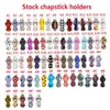 182 Kleuren Patroon Afdrukken Chapstick Houder Sleutelhanger Meisje Chapstick Lippenstift Sleutelhanger Voor Party Gunsten Kerstmis Valentines Geschenken VS Voorraad