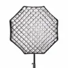 Freeshipping Portable 120cm 47 "Guarda-chuva + Photo Grid SoftBox Reflector Honeycomb Softbox para Flash Speedlight