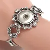 2020 New Love Hearts Charms Rhinestone Bracelet Snap Snap Bracelet 1820mm Fit 18mm Snap Button para Snaps DIY jóias SZ04729188821