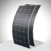 Elastyczny zestaw panelu słonecznego 12V 100 W 200W 300 W Panele słoneczne z kontrolerem słonecznym do samochodu łodzi RV i ładowarki 3006