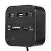 Hubs Erilles USB HUB Combo All In One 20 Micro SD High Speed Card Reader 3 Ports Adapter Connector For Tablet PC Computer Laptop4679999