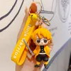 Cute Cartoon Character Doll Key Chain Funny 3D Design Animation Peripherals Keyring Pendant Accessories Key Ring Kids Key Holder Trinket
