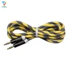 1.5m Dragon pattern style AUX Audio Cable Cord Male/Male Kabel Gold Plug Car Aux Cord for iphone Samsung xiaomi wholesale