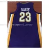 Stitched Custom # 23 Davis Jersey Vest Broderi Säsong Back Women Youth Mens Basketball Jerseys XS-6XL NCAA