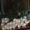 Lettres en bois pari lampe à LED signe chapiteau éclairer la nuit grandir décoration murale pour chambre à coucher ornements de mariage s Y200106