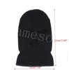 Hiver 3 trous 2 trous tricotés chapeaux cyclisme masque complet en plein air oreillettes couvre-chef mode casquette chapeaux accessoires DB265