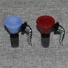 Roken Trechter Pruik Wag Glass Bowls 14mm Mannelijke Joint 5 Kleuren Glazen Kom voor Bongs Olie Rigs Waterleidingen