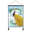 Tapisseries peacock série mur tapestry home décoration fond de couverture de mètre en tissu coton coton art art peinture amusante hanging7905919