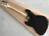 Negozio personalizzato Geddy Lee Signature Jazz Bass Bass 4 corde Black Bass Chitarra per basso elettrico, tastiera per collo acero, intarsi in blocco nero