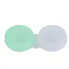 Scatola vuota per occhiali invisibili Scatole complementari trasparenti Astuccio per lenti Scatola doppia Contenitore per lenti Occhiali Scatola duplex in plastica 4 colori