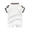 0-24Mths nieuwe Pasgeboren baby Korte mouw Romper Bodysuit met cap jumpsuit een stuk rompertjes jumpsuit peuter baby kids Playsuit