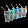 6.1 "Rury wodne Palenie Rury Bong Plastikowe Bongs Silikonowe Hookh Dab Rigs Nieprzepisowalny Anti-Spalding Freeze Cup