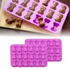 18 Holes Dog Bone Shape Mold Silicone Baking Mold Cake Chocolate Candy Pans Dog Treat Bones Silicone Mold