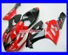 Heißes rotes, glänzendes schwarzes Verkleidungsset für KAWASAKI Ninja ZX6R 05 06 ZX-6R 636 ZX 6R 2005 2006. Verkleidungsset