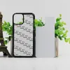 Blank 2D Sublimation Hard PC Cases for iPhone 12 Mini Pro Max 11 X XR 7 8 Plus with Aluminum Insert Plate