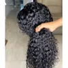 Water Wave Wivs Braided Human Hair Lacef Ront HD 360 Lace Frontal Brontal Curly Curly Culle Curl
