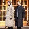 TOPPEN Winter Frauen Lange Mantel Kugeljacke Zweireiher Parkas Dicker Warme Outwear 201217