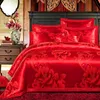 ropa de cama de reina roja