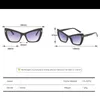 2020 New Lady Oversized Sunglasses for Women Cat Eye Brand Designer Glasses Fashion Rivet T Eyewear Trend Sun Glasses UV400