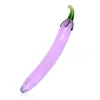 NXY Anal Toys Glass Penis Crystal Cucumber Eggplant Vegetable Masturbation Stick Female Massage False Adult Fun Product 0314