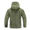 Tactical Fleece Jacket Militär Uniform Soft Shell Casual Hooded Jacket Men Thermal Army Clothing 201127