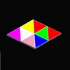 RGB Colorful Triangle Quantum lamp 6pcs LED Lamp Modular Touch Sensitive Lighting Night Lights Remote Control