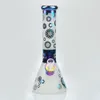 12.5" Hookah Electroplated Glass Bong Beaker Water Pipe Ice Catcher Heavy Thick 7mm Smoke Bongs 14-18mm Elephant Joint Dab Rig Oil Rigs